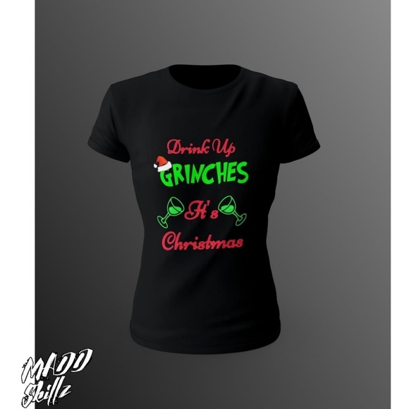 Drink Up GRINCHES Plus Size Tee - Picture 1 of 2